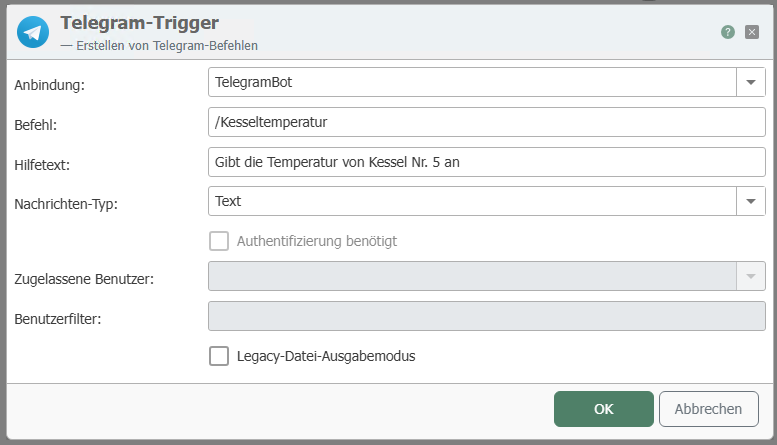 Telegram-Trigger