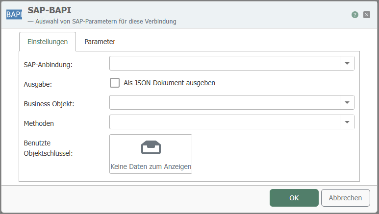 Projektierung SAP-BAPI