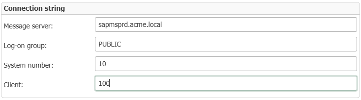 SAP®-Plug-in – Load Balancing
