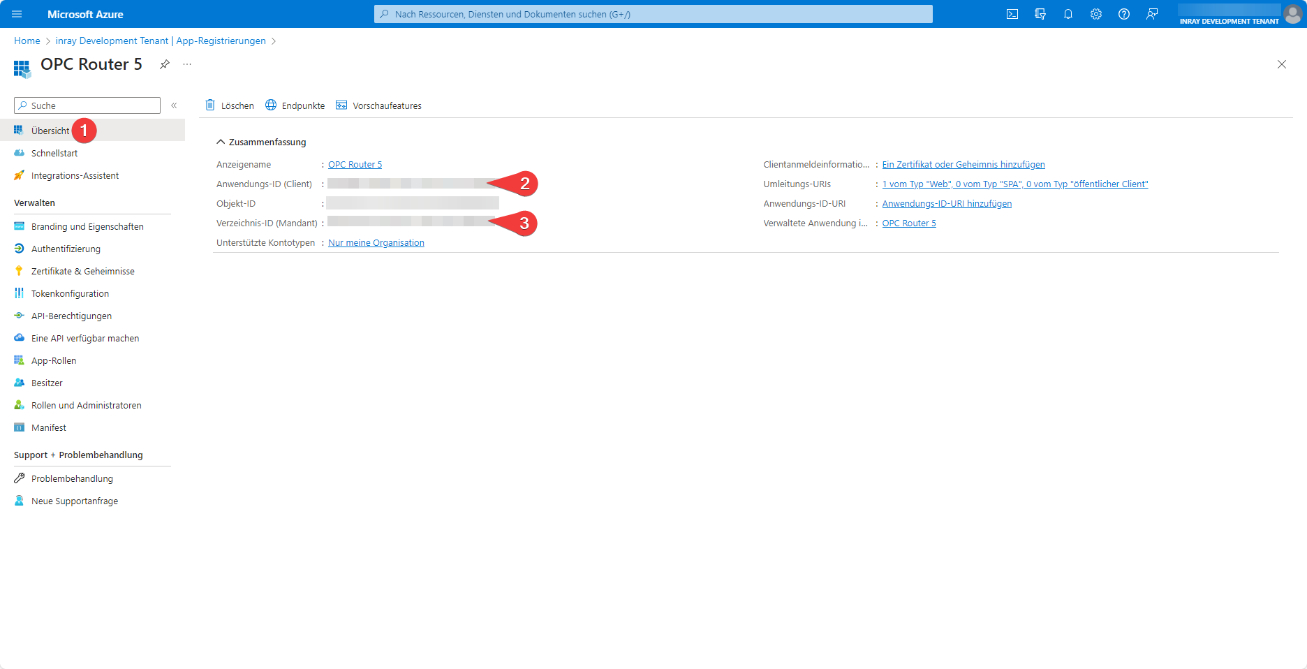Das Aussehen und die Menüführung der Benutzeroberfläche von Microsoft Entra ID können abweichen.